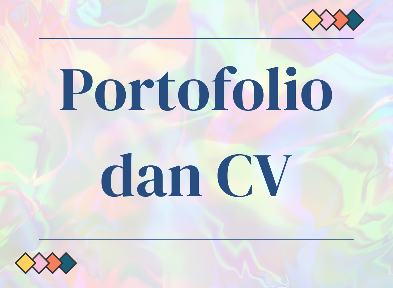 Perbedaan antara portofolio dan CV